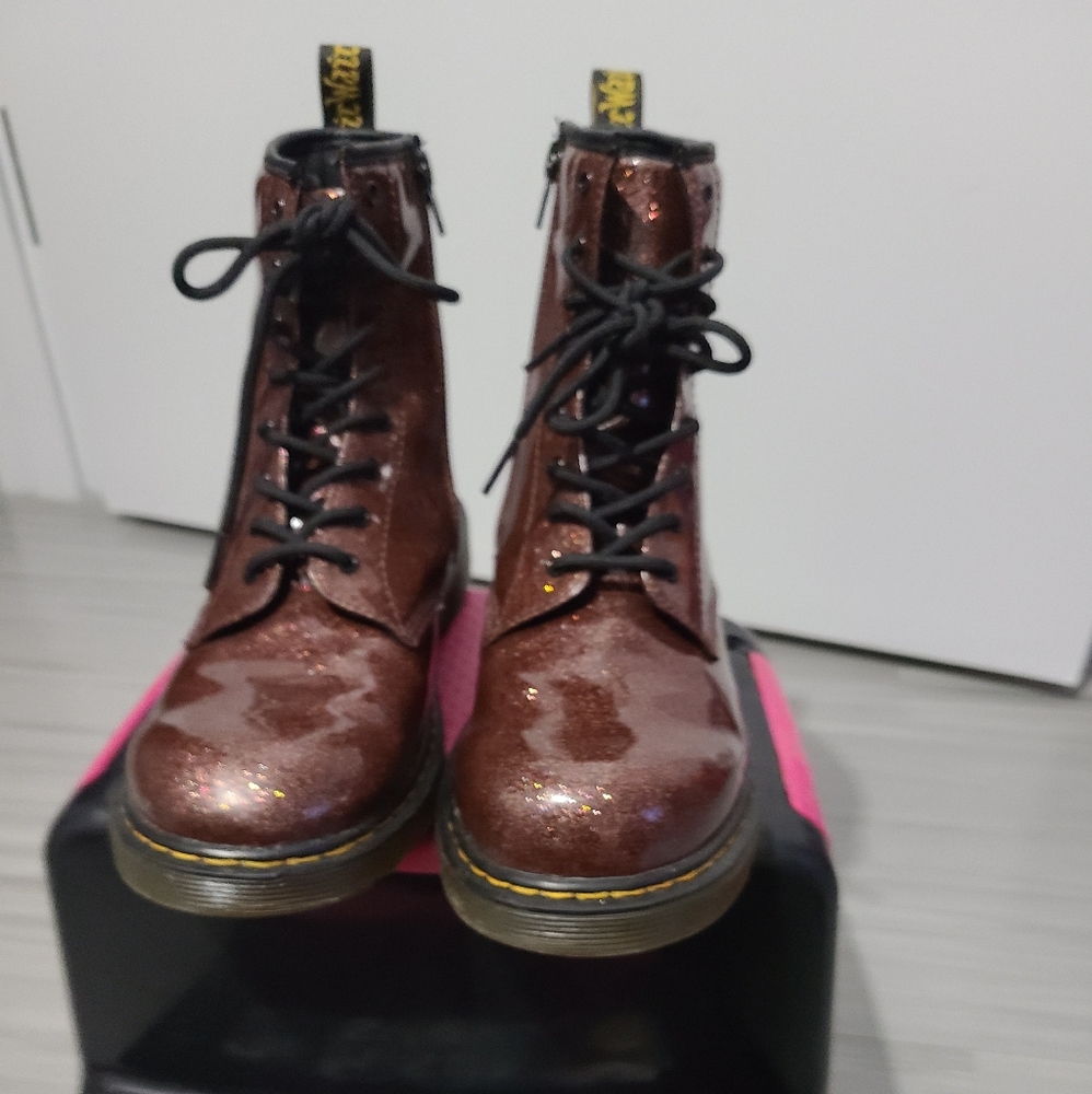 Rose gold Sparkly Dr. Martens